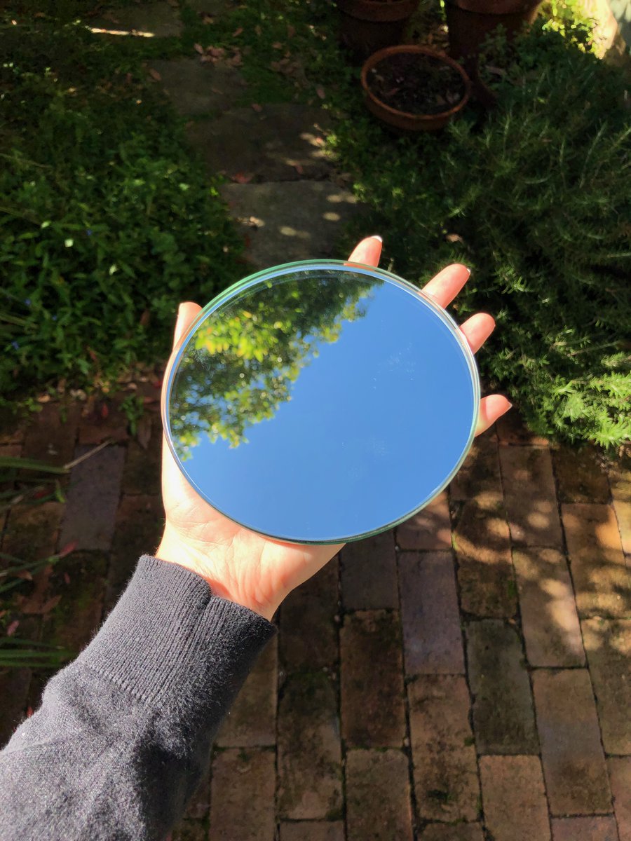 KaldorPublicArt's tweet photo. This hand held mirror was used by performers of #JoanJonas' Mirror Check for our 2013 project #13Rooms. While not exactly new, our archivist was very excited when she found it tucked away in a store room last year! https://t.co/fO9RUWfkoP #NewObject #Archive30 https://t.co/f4SZYakYuK