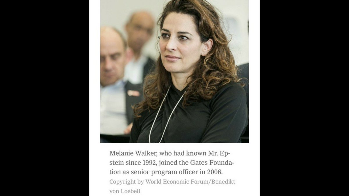 Boris Nikolic also led me to this woman Melanie Walker MD which also leads you to the Bill Gates and Jeffrey Epstein relationship...With the connections I found on her I can't help but wonder if she's another G. Maxwell