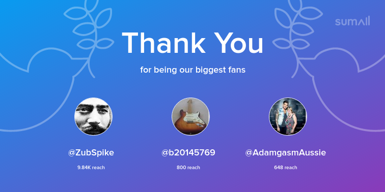HallardRon's tweet photo. Our biggest fans this week: ZubSpike, b20145769, AdamgasmAussie. Thank you! via https://t.co/7Zvj9v4jlM https://t.co/4fX4uQwyyH