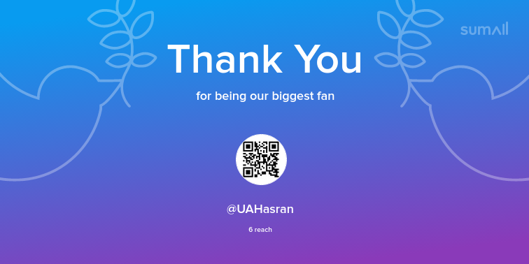 crimukm's tweet photo. Our biggest fans this week: UAHasran. Thank you! via https://t.co/w0clzspgDg https://t.co/Qzq1u8epC5