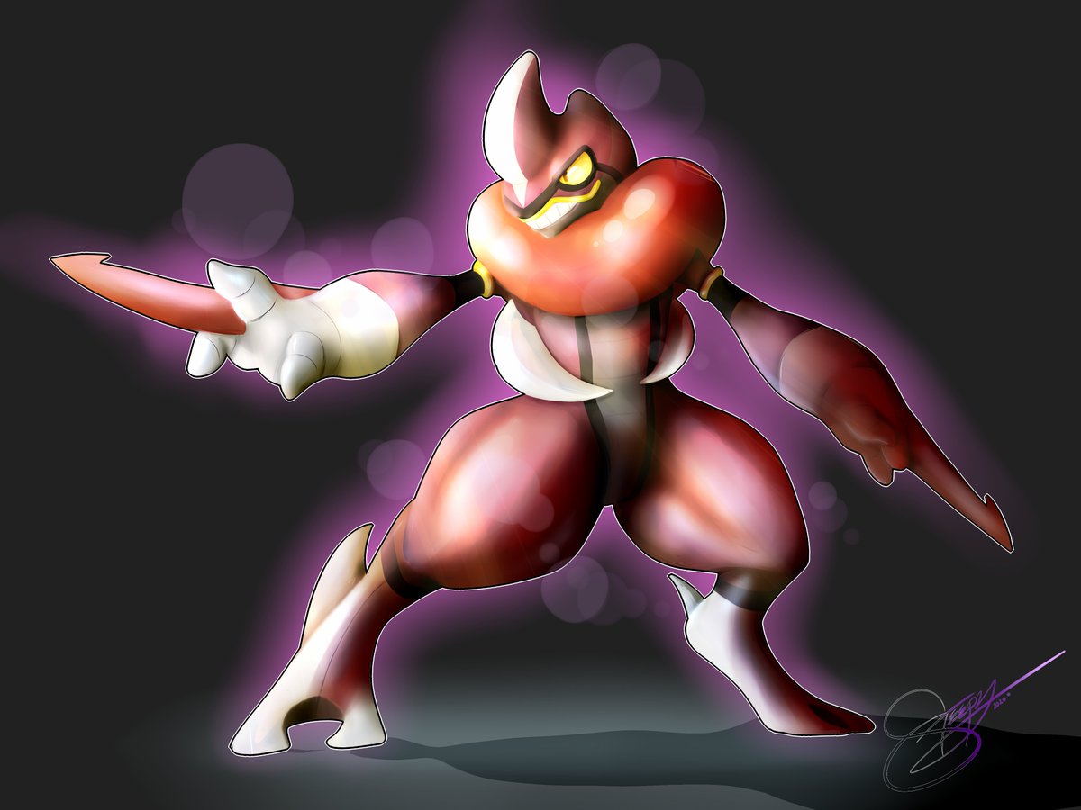 yvezardart's tweet photo. #trickyfusions @Trickywii  Bisharp x Toxicroak https://t.co/cDPxX9RWxH