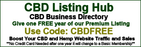 CBD Listing Hub - Get one free year of our premium listing !! Use Code: CBDFREE
Boost your CBD and Hemp Website traffic and sales. cbdlistinghub.com/join
#cbdmarketing #socialmediacbd #ctfo #hempworx #hempads #marketing #cbddirectory #cbdlisting @cbdlistinghub