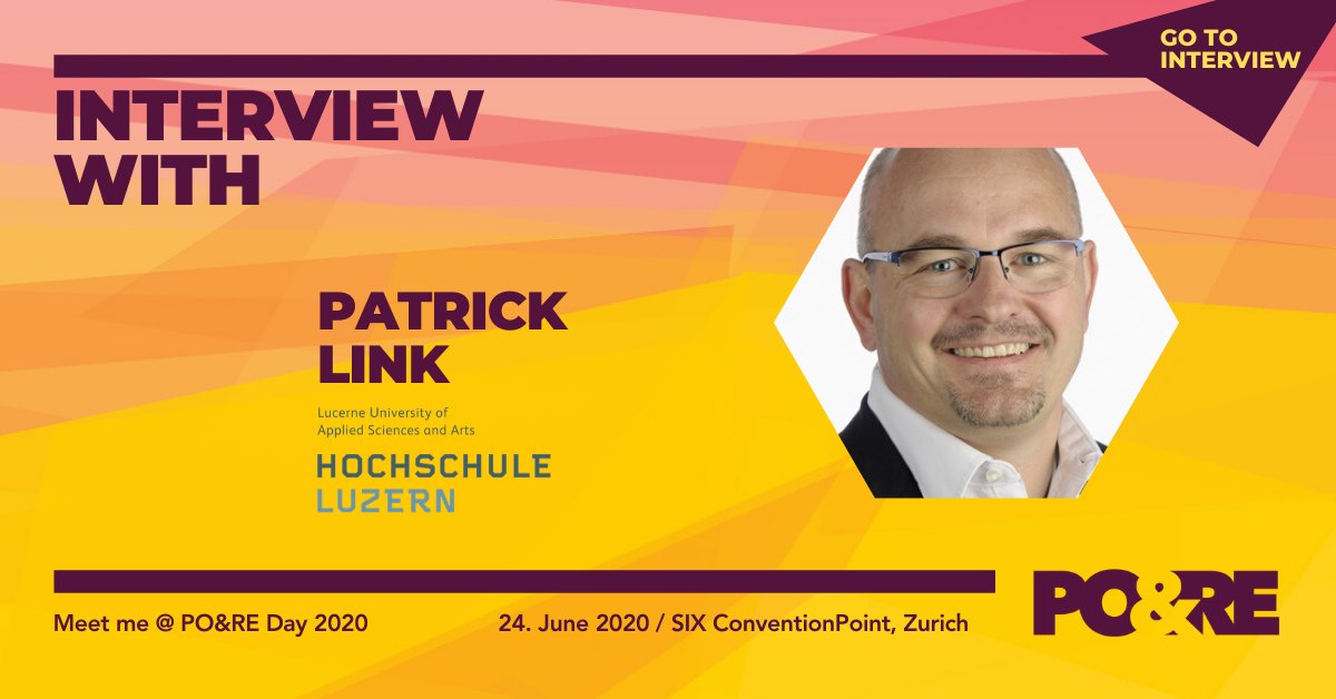 europeanporeday's tweet photo. "The biggest challenge is to unlearn things that we have become accustomed to over the years and to dare to make mistakes again and thus learn," Patrick Link, Professor @hslu and co-founder of TRIHOW AG. https://t.co/wz4agQa0bQ
#PORE20 #UX #DesignThinking #Toolbook #RE #Interview https://t.co/kxyYZ3jVJX
