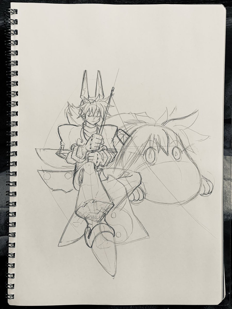 ボールペンでガリガリした。
線がガクガクしてるのは修行不足なのとそういう仕様のせいです。 