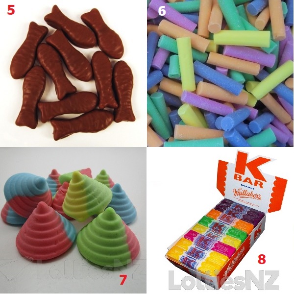 These are the lollies in the top half of the draw  #NZLollyScramble