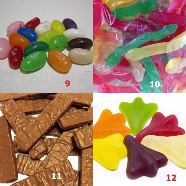 These are the lollies in the top half of the draw  #NZLollyScramble