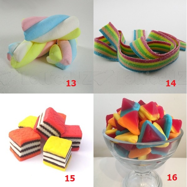 These are the lollies in the top half of the draw  #NZLollyScramble