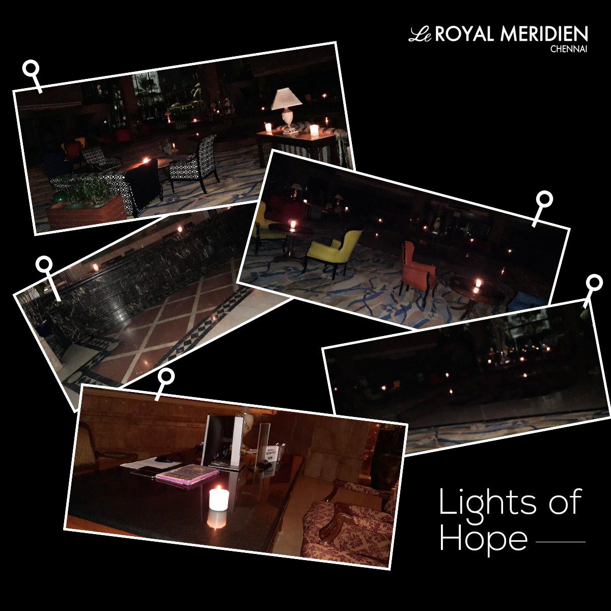 LRMCGST's tweet photo. Together we stand and together we will come out of this darkness.
#LRMC #LeRoyalMeridien #Chennai #StaySafe #Covid19 #COVID2019india #CoronavirusPandemic #PMCARES #LightForIndia #DarknessToLight #LightsOfHope https://t.co/Ed0fcQJaH2