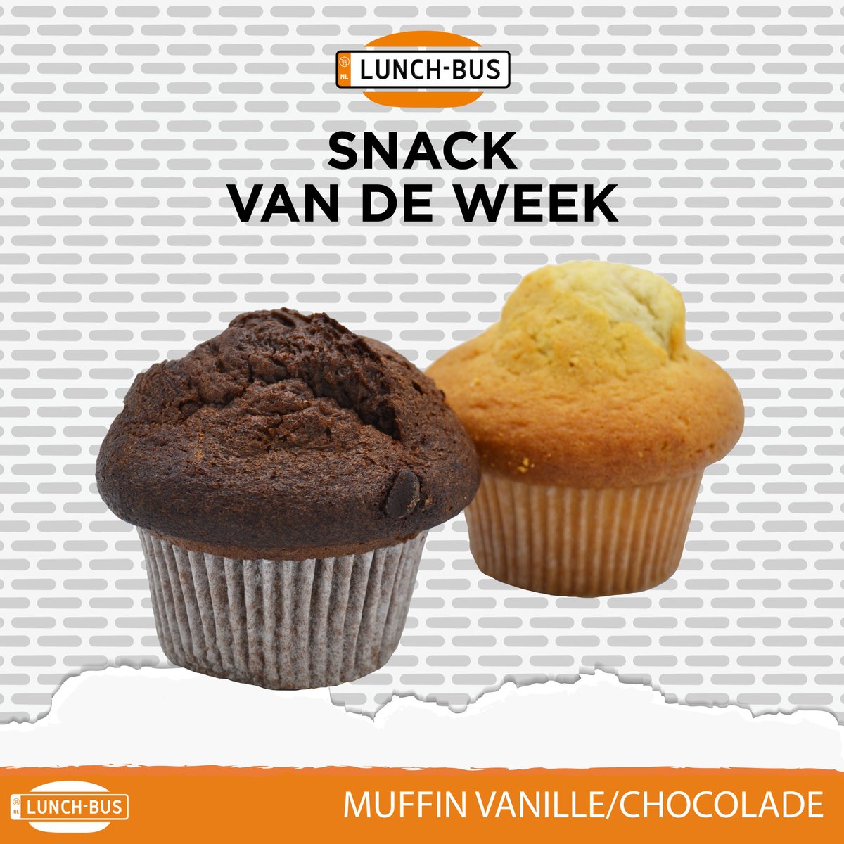 DeLunchBus's tweet photo. De Lunch-Bus heeft weer nieuwe aanbiedingen voor u. Deze week zijn de speltbol hummus, avocado en paprika en de vanille/chocolade muffin in de aanbieding.  Liever online bestellen? Ga dan naar https://t.co/sh3U2qTjkP https://t.co/J0ng58Oy0f