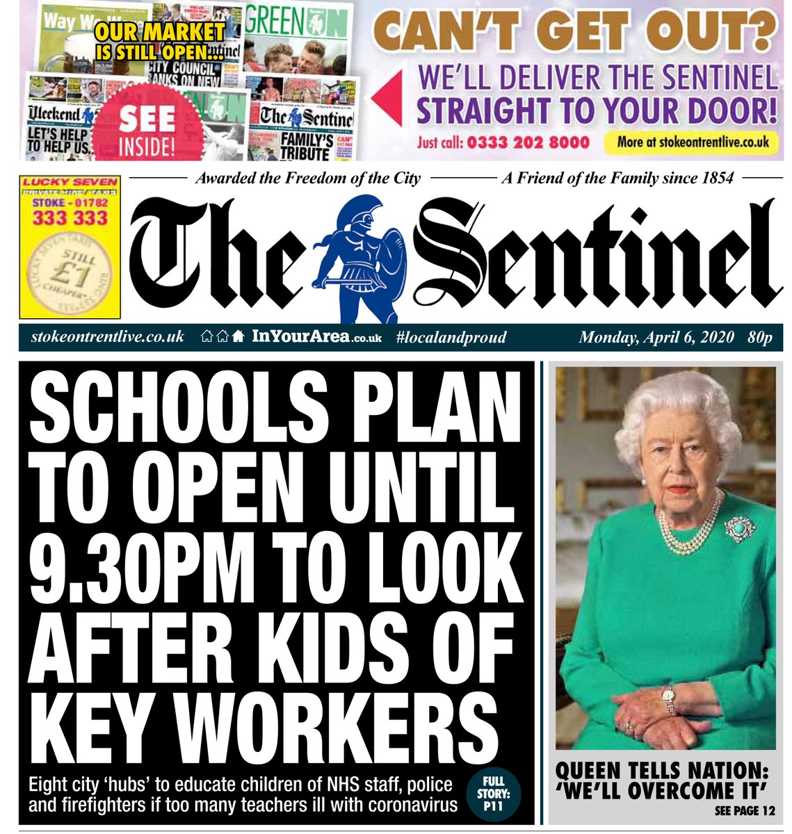 👋Good morning, self-isolators and key worker heroes. 🌈Our <a href="/Matt1988S/">Matt Simpson</a> has your breaking news <a href="/Sotlive/">StokeonTrentLive</a> and your Sentinel is on sale now. You can arrange delivery for you or someone you know who can't get out by calling 0333 202 8000 or visiting: newspapersubs.co.uk/SCF 🗞️