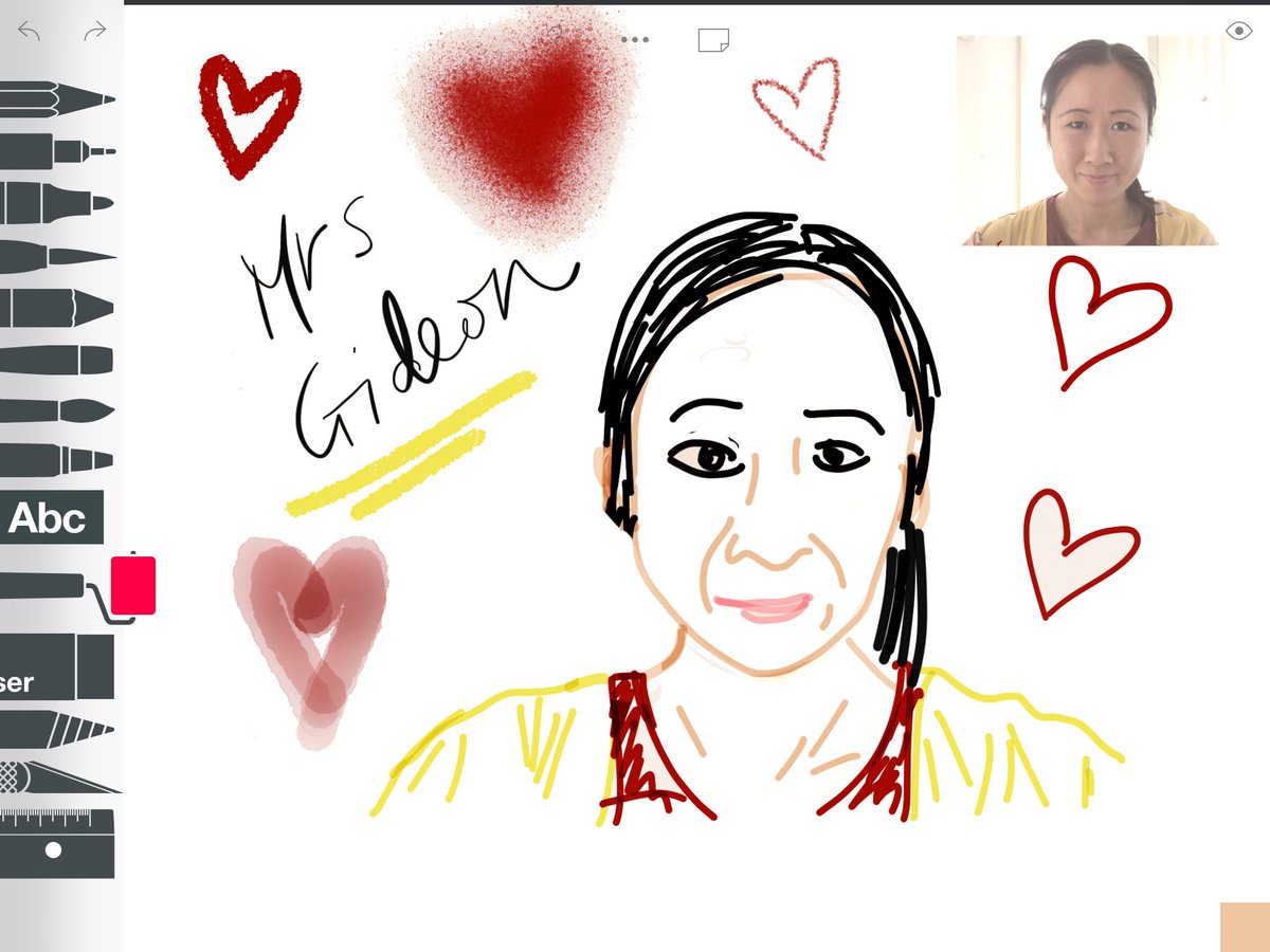 llai1109's tweet photo. Playing around with the Sketches School app on the iPad! Simple and effective tool! Check out the Everyone can create Teachers Guide (Early Learners edition) for tips 🖍🖌🖊 #everyonecancreate #ipadlearning #homelearning #DigitalLearning @AppleEDU #sketchesschool https://t.co/VfCMJA7VWA