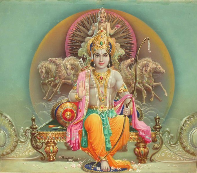 After Raghava was coronated as the King of Ayodhya, various high profile sages came to meet him.They wanted to meet the destroyer of foes and slayer of wicked. The one who mortally wounded Ravana, and relieved this world of it's burden.