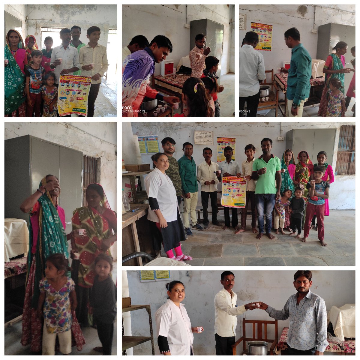 katara_komal's tweet photo. આયુષ ની કચેરી ગાંધીનગર તેમજ જિલ્લા આયુર્વેદ અધિકારી આયુર્વેદ શાખા,જિલ્લા પંચાયત અમદાવાદ ના માર્ગદર્શન હેઠળ સરકારી આયુર્વેદ દવાખાનુ શિયાવાડા,તા.સાણંદ દ્વારા રોગપ્રતિકારક શક્તિ વધારવા માટે ના ઉકાળા વિતરણ તેમજ આઇસી પત્રિકાઓ નું વિતરણ કરવા મા આવ્યું. https://t.co/A6L2Hie6Ag