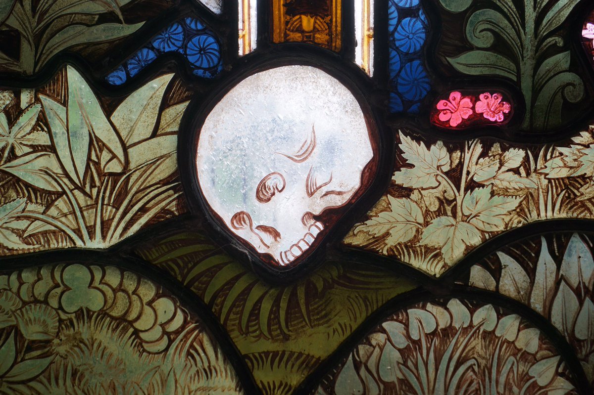 By the mid-19th century, manufacturers were using the skull and crossbones to symbolise things that were dangerous - poisonous, toxic. And it’s been used ever since.The symbol has come along way from foot of the cross on Golgotha!(6/6): St John the Baptist, Allington