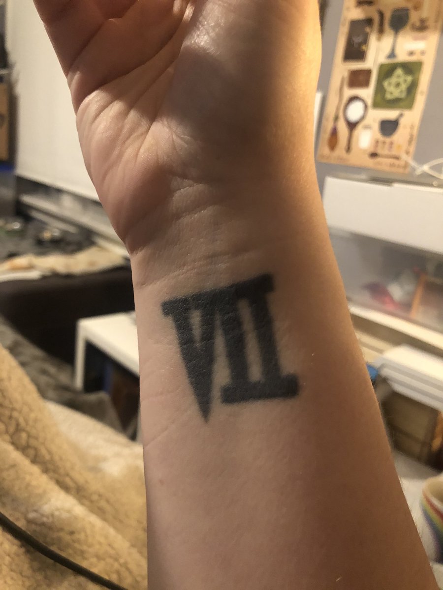 Catching up again. For SIX DAYS in the countdown, instead of a collectible in the traditional sense ... this was my first tattoo!(bonus but not pictured is the classic “Square” logo on the back of my neck )