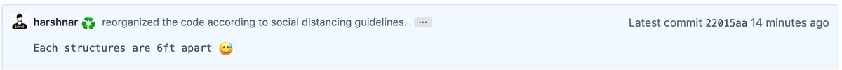 NeerDoseMonster's tweet photo. When you are in a real snarky mood and you have to sit and refactor the code, the commit clearly shows that 🤷♂️
#QuarantinedDeveloper #QuarantineCommit https://t.co/xmWaEl7XuU