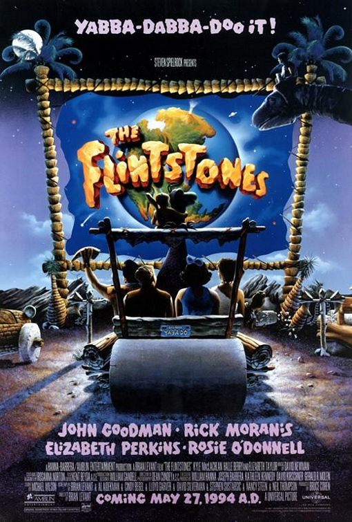  #TheFlintstones (1994) honestly the technicality of this movie is awesome and everything from the set design to the costume is AMAZING even though the script is bad everything else make up for it and the cast are just having a wild time and honestly it's fun and enjoyable.