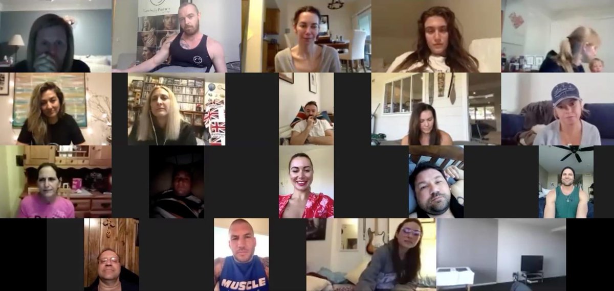 imperfe25671910's tweet photo. The #imperfectlyperfectcampaign #virtualhangs kicked off today and an amazing breath work meditation led by @_JeremyJackson_ #mentalhealth https://t.co/Yv11yCOfzK
