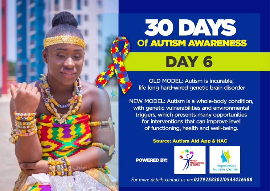 AutismGh's tweet photo. π΅Day 6 of Autism Awareness with Maame Bema π΅
#AutismAidApp https://t.co/inIGfmREY2