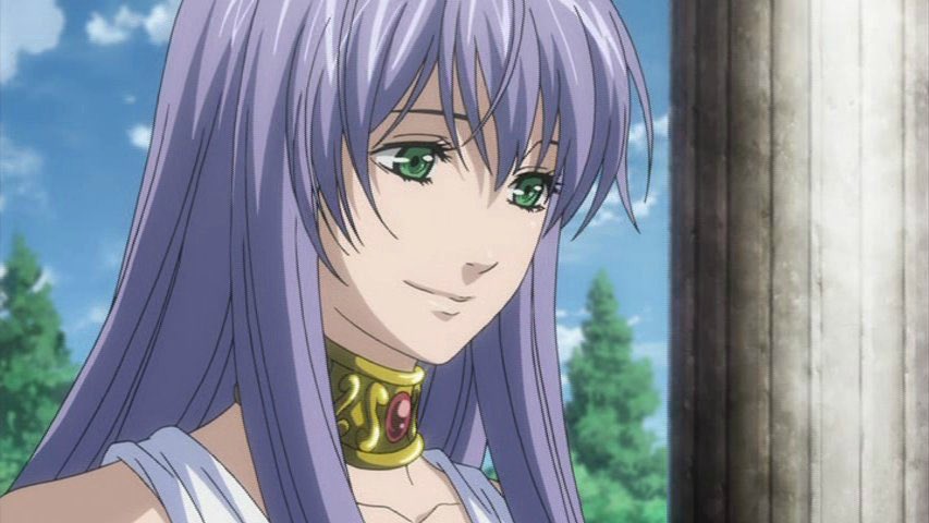 sasha (athena)from ‘saint seiya: lost canvas”