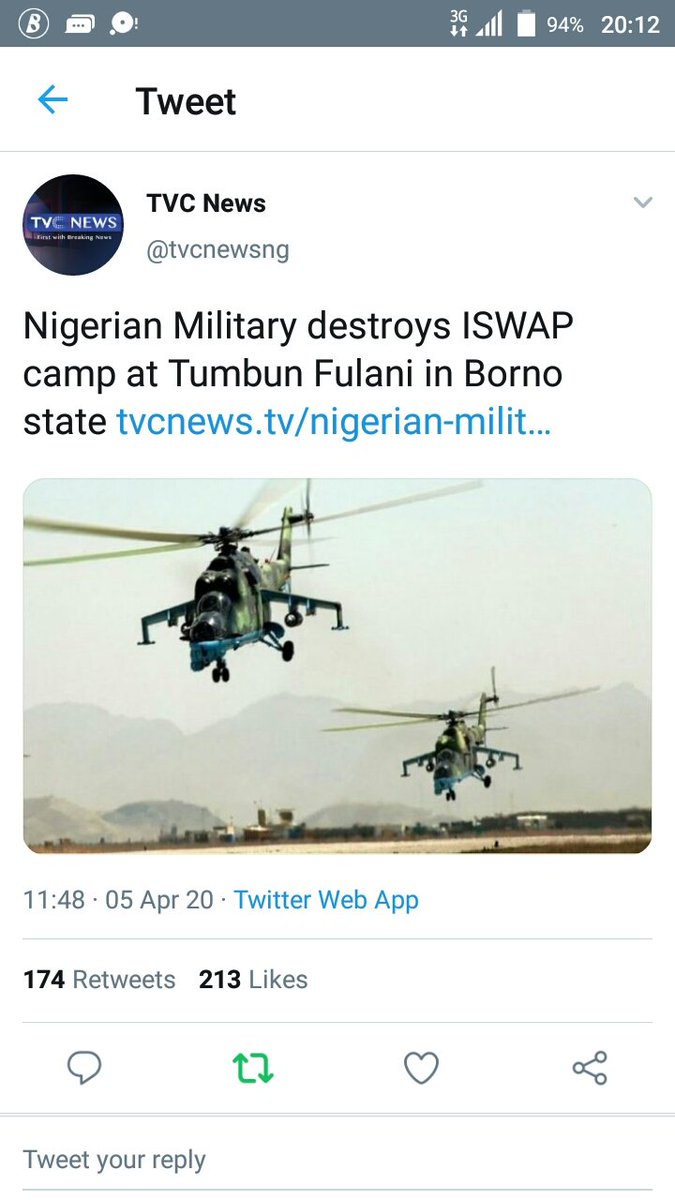 14. Here's a twister, the latest onslaught against BHTs is a combine effort from the MNJTF. Y'all are just hysterical because you thought you found another opportunity to shade your country. In this war, BH didn't need to do much as there are ample amount of angry youths to help