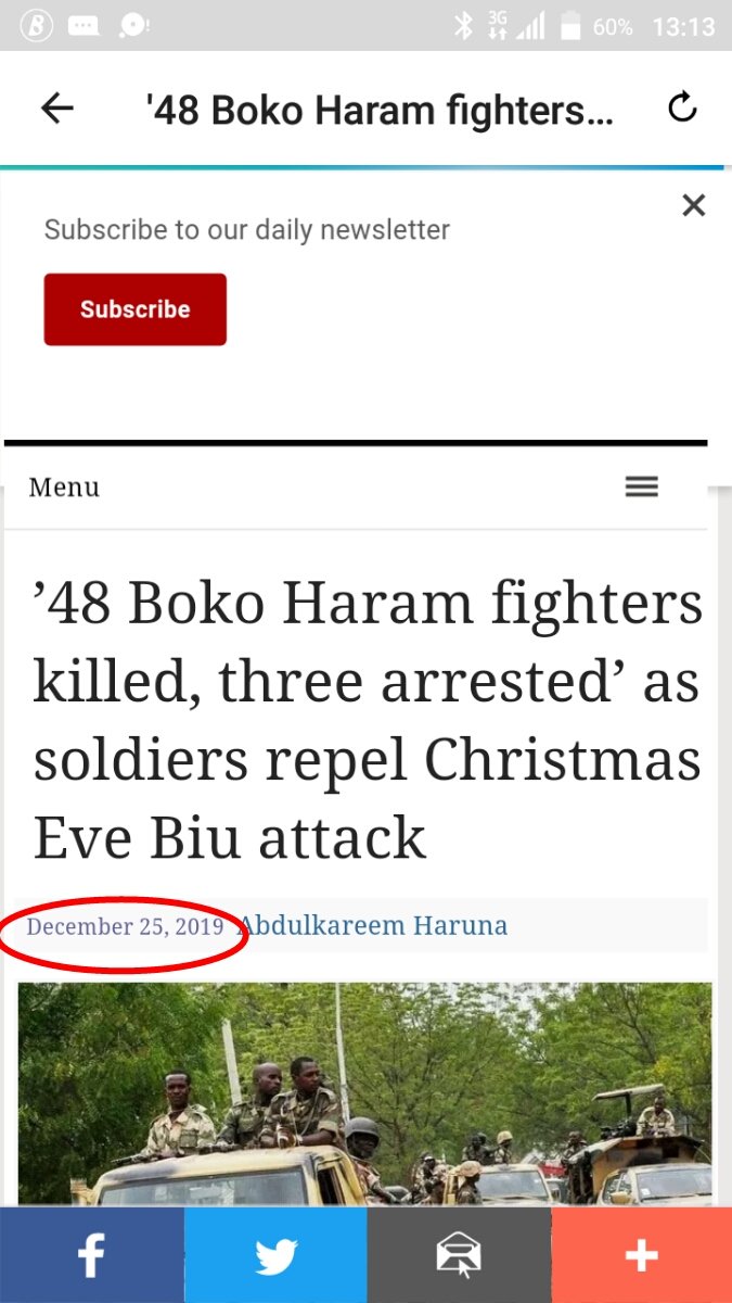 10. The battle took place on Christmas day. The troops were on the trenches risking and losing their life & mind so y'all denigrating the troops now can eat fried rice and chicken, go clubbing, watch movies and play with your hubbies and families. SHOW SOME RESPECT ABEG.