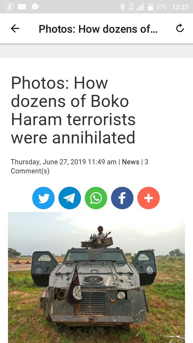 11. The truth is the naija army has been dealing decisively with the terrorists and killing them like chicken a long time but the BHTs propaganda is very potent, no thanks to our BH SM sympathisers, bloggers, rogue media, fake NGOs and Saboteurs, angry youths and BH spokesman.