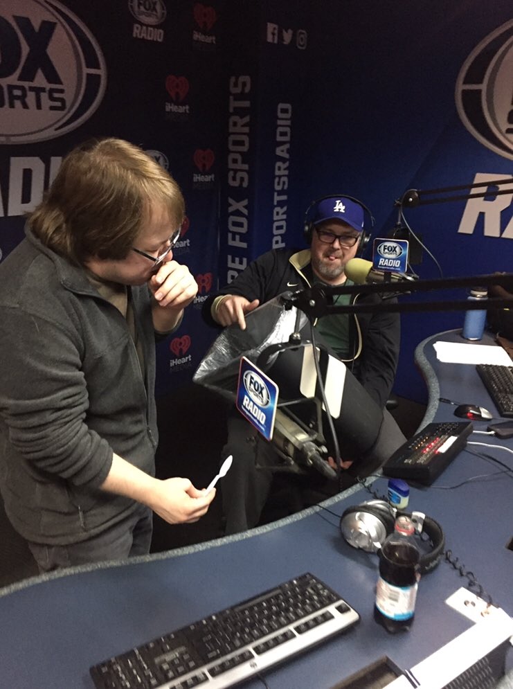 Case8319's tweet photo. @benmaller @uhbroncofan @Eddieonfox @DannyGradio Happy 2yr,1day anniversary 2 when we made radio gold, live. It was an honor #$20 #vaseline😂 https://t.co/0DOHOEjTBh