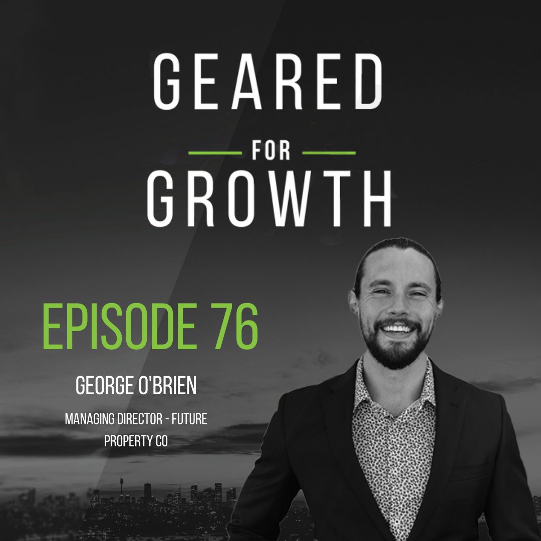 GearedforGrowth's tweet photo. On our latest episode, Mike chats with George O'Brien, who is a buyers agent and founder of Future Property Co. 

Listen Now!
Spotify: https://t.co/FPIuUOul78
i-Tunes: https://t.co/DOKfkZ0u8B

https://t.co/MEymuUMGoX https://t.co/JkNUteR7vN