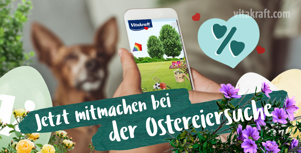 vitakraft's tweet photo. Jetzt bis zu 15% Rabatt bei unserer Ostereiersuche erspielen. Zur Suche geht es hier lang 👉 https://t.co/tDqYSTHSp8

#Vitakraft #AusLiebe #Ostern2020 https://t.co/arbwqvnQgQ