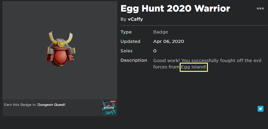 Dungeon Quest News Leaks On Twitter Egg Island Is Most Likely A New Dungeon Or Map That Is Going To Be Released Very Soon For The Egg Hunt Stay Tuned - roblox dungeon quest update leaks