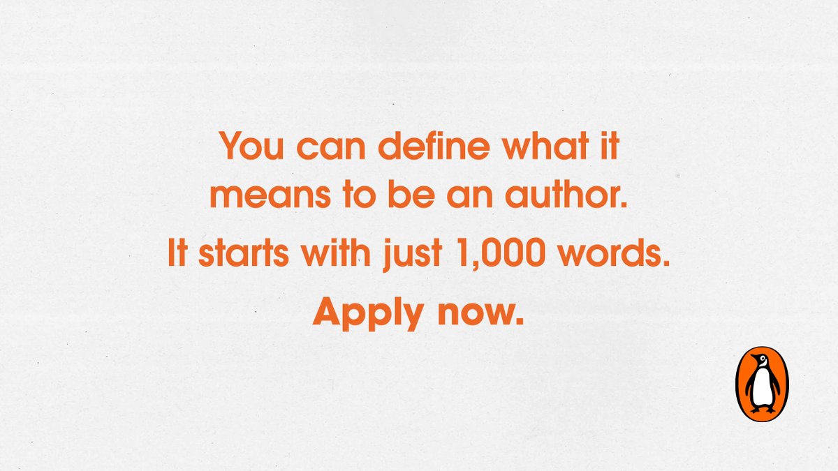 If you're a budding writer, don't forget about #WriteNow – applications are still open, and we have extended the deadline to Sunday 31 May.

WriteNow gives you the tools, information and access you need to get published. It starts with just 1,000 words 👇

bit.ly/3bMdMzB