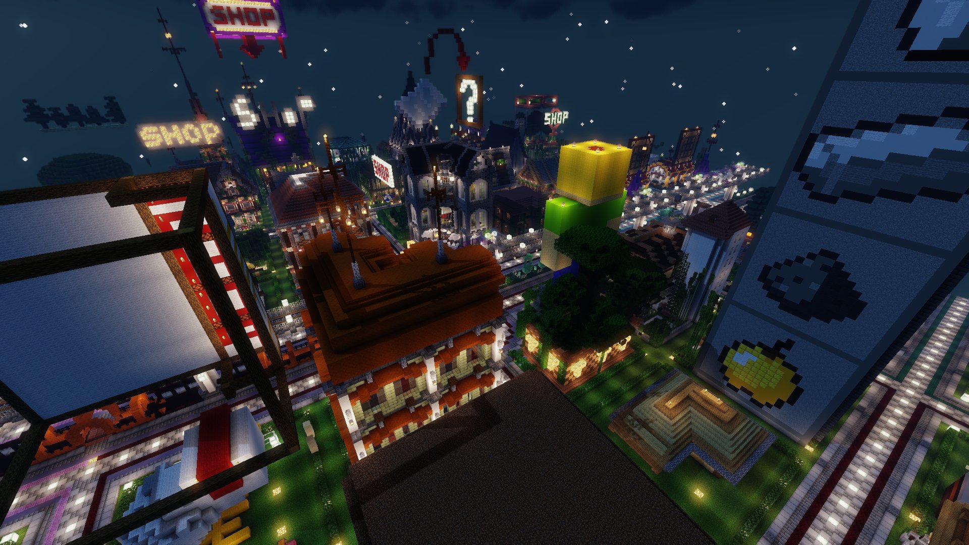 この鯖 マインクラフトマルチプレイサーバ A Twitter マイクラマルチサーバー この鯖 お初タウン中央部です 影modでの夜景 すごくきれいです お出かけしにくい毎日ですが オンラインでも人との交流は健康に良いそうです マイクラで この鯖を是非訪問して