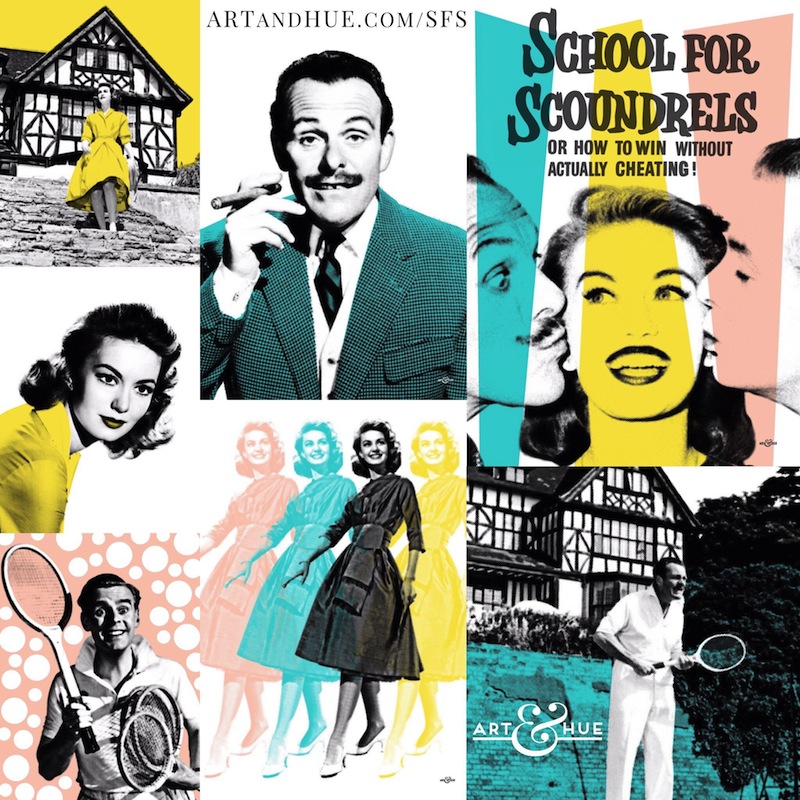 Oh I say, classic film alert! 

The wonderful British comedy "School for Scoundrels" is on BBC Two at 3.15pm! 

artandhue.com/sfs 

#MadeAtElstree #JanetteScott #TerryThomas #SchoolForScoundrels #BritishComedy <a href="/CarryOnJoan/">Carry On Blogging!</a> #HardCheese #IanCarmichael <a href="/StudiocanalUK/">StudiocanalUK</a>