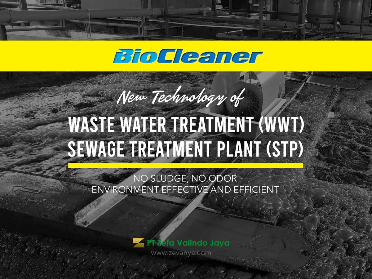 zefavalindojaya's tweet photo. How is the BioCleaner different from other systems that use microbes?
https://t.co/T37vKuObcI
Email Us at info@zevanya.com or contact us at +6221 8873531 for more information
#biocleaner #wastewater #wastewatertreatment #pengolahanlimbah #pengolahanair #limbah #limbahindustri https://t.co/far7c2HZvO