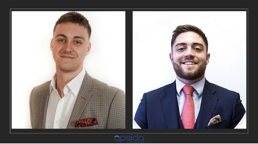 A great day for growth here at <a href="/ApsidaLtd/">Apsida Life Science</a> as we welcome on-board two Senior Recruitment Consultants! Alex Coppen &amp; Ethan Maynard bring a wealth of life science recruitment experience to the group and we’re looking forward to seeing their careers sky rocket.