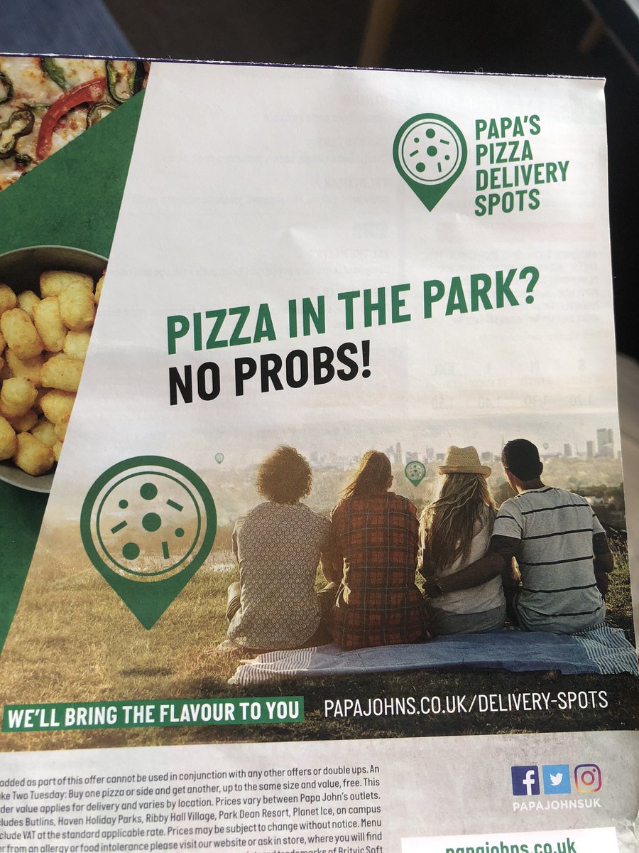 jonaspollard's tweet photo. Err Papa John’s didn’t you know there’s a lock down happening right now? #papajohns #covid19UK #LockdownLondon https://t.co/B8tTMQkN1Q