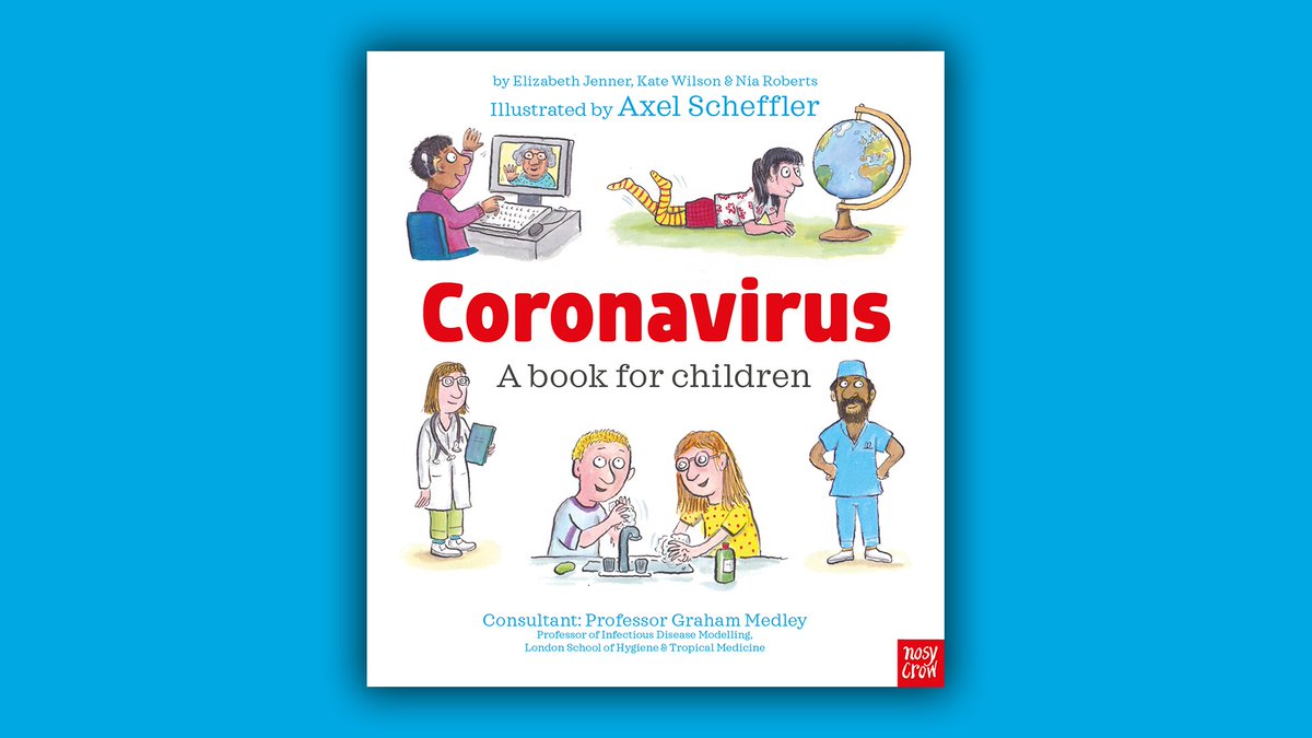 We've made a free information book explaining the coronavirus to children, illustrated by Gruffalo illustrator Axel Scheffler, with expert input from <a href="/GrahamMedley/">Graham Medley</a> - you can find out more and download the book for free here nosycrow.com/blog/released-…