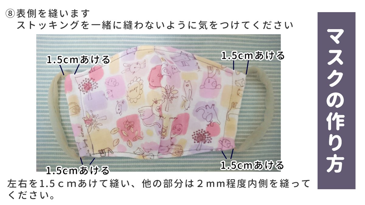 マスク 作り方 きれい 手縫い きれい 手縫い 作り方 マスク