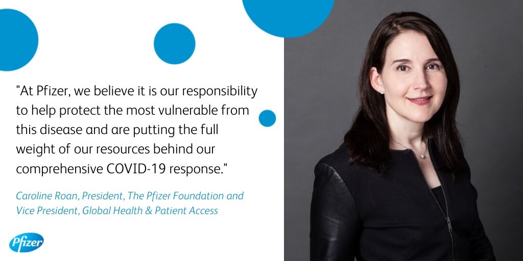 Today, Pfizer and the Pfizer Foundation announced the donation of $40 million in charitable grants to help address urgent needs on the front lines of the #COVID19 crisis as part of our longtime commitment to fighting #InfectiousDisease. Learn more: on.pfizer.com/2JESRlY