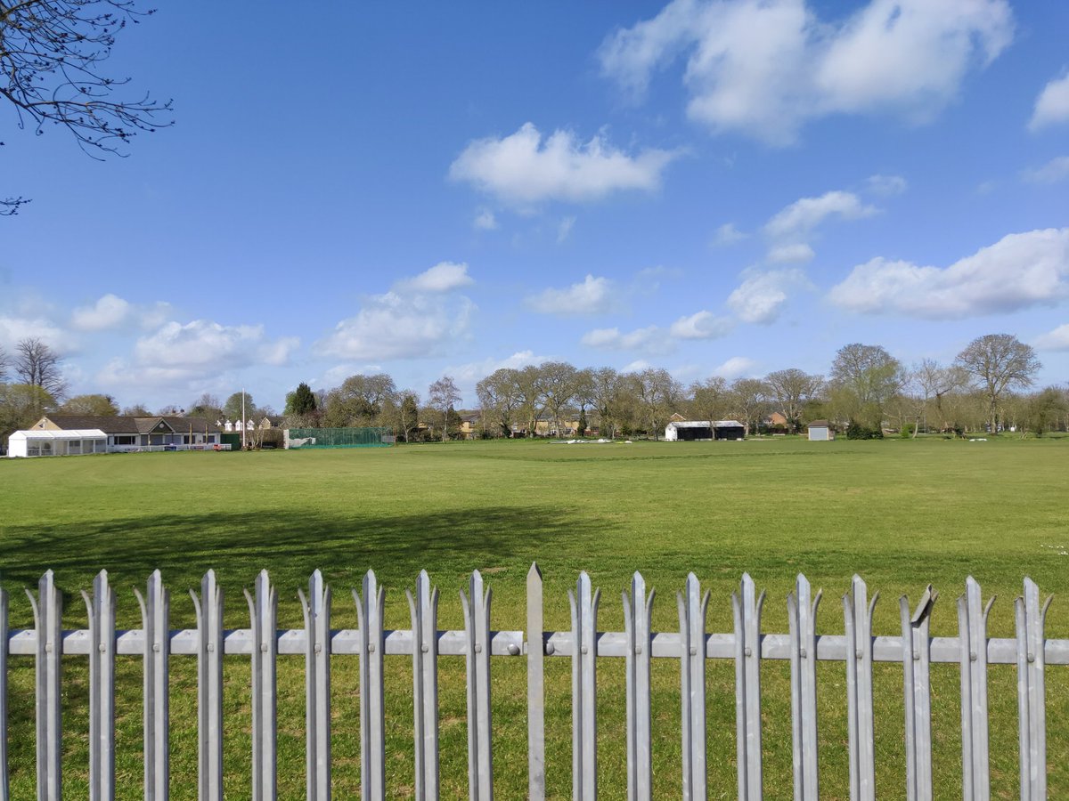 <a href="/NorthMaidsCC/">North Maidenhead CC</a> looking good in lockdown. Club's new double garage in the background.
