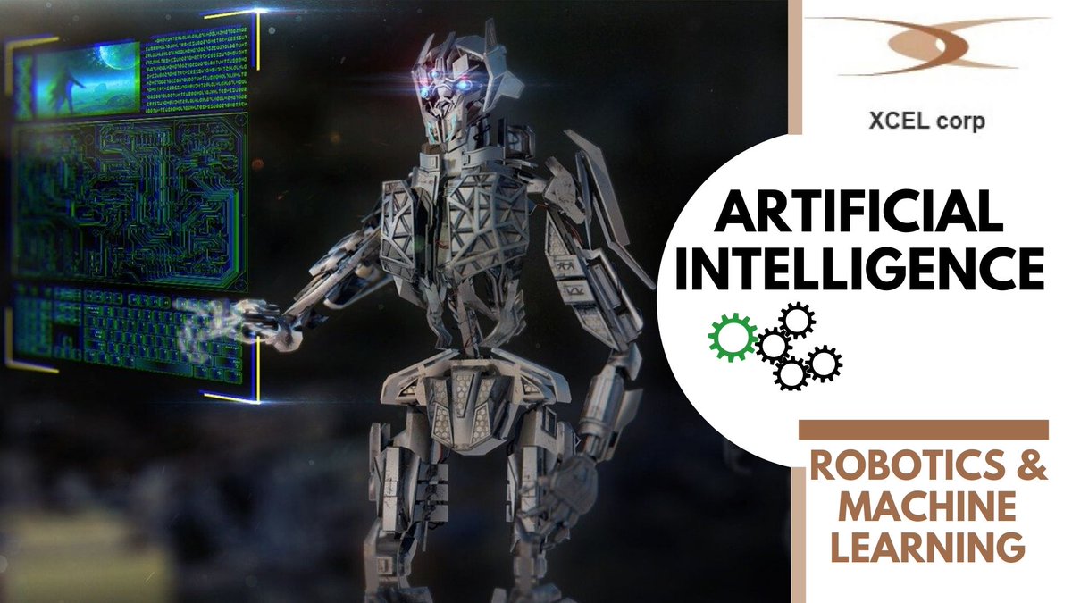 xcelcorp's tweet photo. Artificial Intelligence: Robotics, Machine Learning: XCEL Corp provides solutions that will relieve information overload and can convert information into knowledge.
#AI #XCELCORP #ROBOTICS #ML https://t.co/0bYDlDrXAS