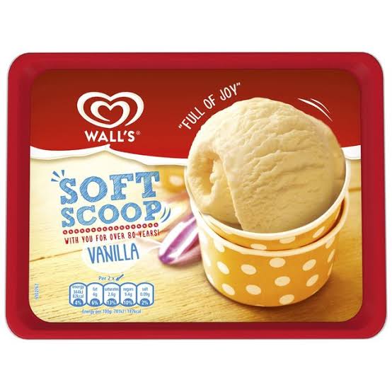 Soft scoop vanilla