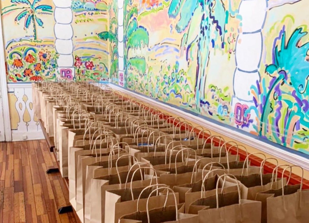 Another week feeding lunch to the folks of Pensacola completely free of charge outside of #DharmaBlue! We feed anyone who is hungry. Also find us in Destin, Athens, Mobile, Birmingham &amp; Tuscaloosa. Share with someone &amp; let them know there really is a free lunch! #americanlunch