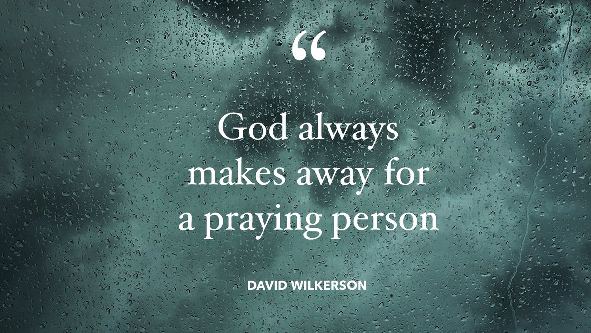 Jstrack007's tweet photo. “God always makes away for a praying person”

-David Wilkerson 

#slulead https://t.co/rsVLX4j1ct