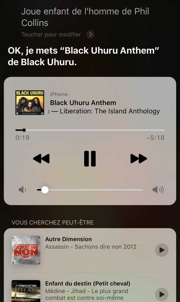 nonolays's tweet photo. #Apple tu m’expliques comment #Siri en est arrivé là? @applefansfr @AppleMusic @Apple https://t.co/CQbYT6nnuN