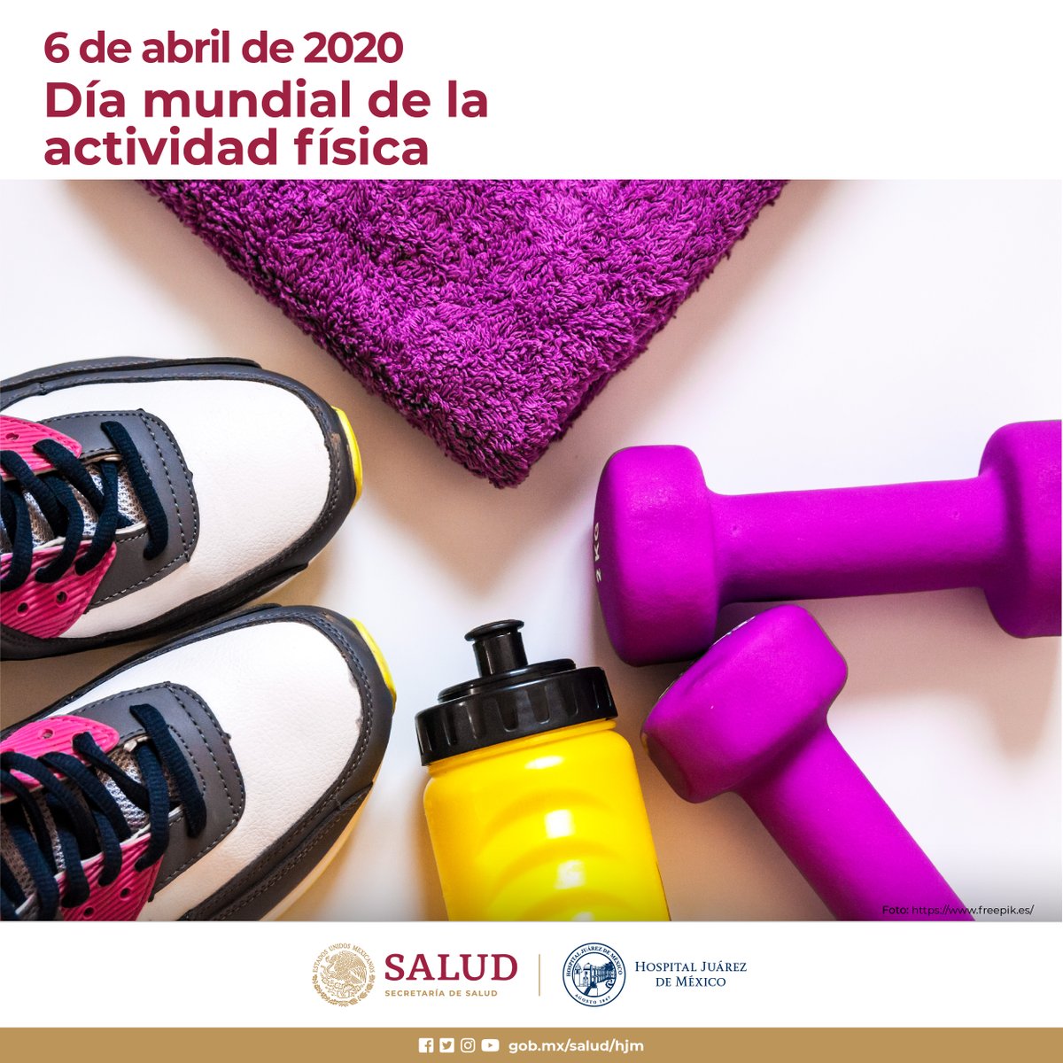 HospitalJuarezM's tweet image. #DíaMundial de la actividad física disminuye el riesgo de desarrollar hipertensión, cardiopatía coronaria, accidente cerebrovascular, diabetes, cáncer de mama y de colon; además, mejora la salud ósea y es fundamental para el control del peso corporal.