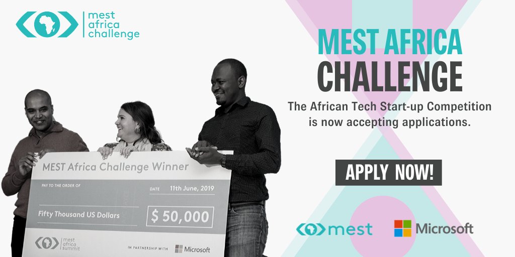 MESTAfrica's tweet photo. Are you building innovative tech solutions for the African market? You could be next to win the African Tech Start-up Competition. Apply #MESTAfricaChallenge today! https://t.co/xPFcuZlp1i  #Senegal #Rwanda, #Ethiopia #Tanzania #Ghana #Nigeria #Kenya #SouthAfrica #CôteDIvoire https://t.co/A525jiQXoH