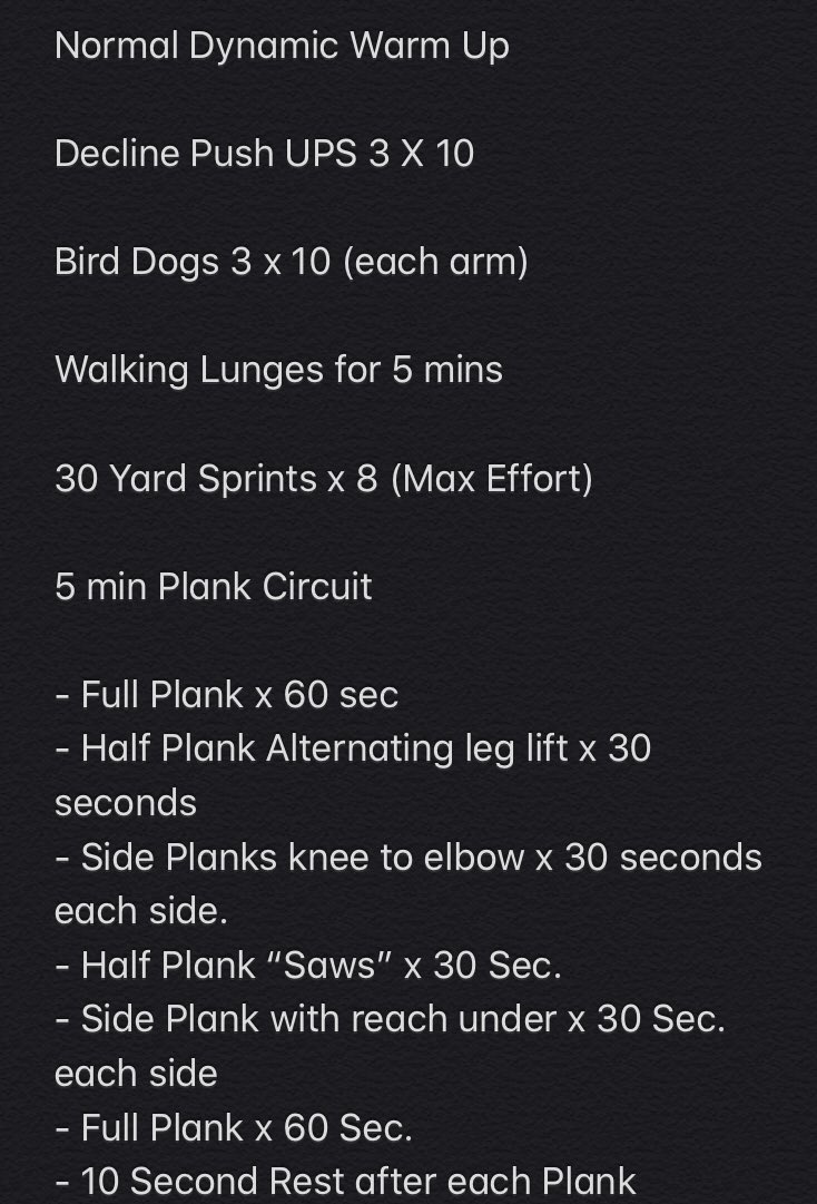 Today’s workout! 

#WhateverItTakes