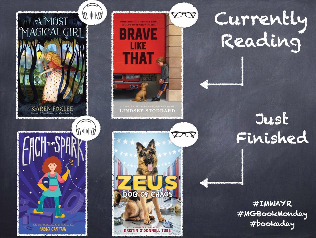 Another great week of reading!  #IMWAYR #BookaDay #MGBookMonday